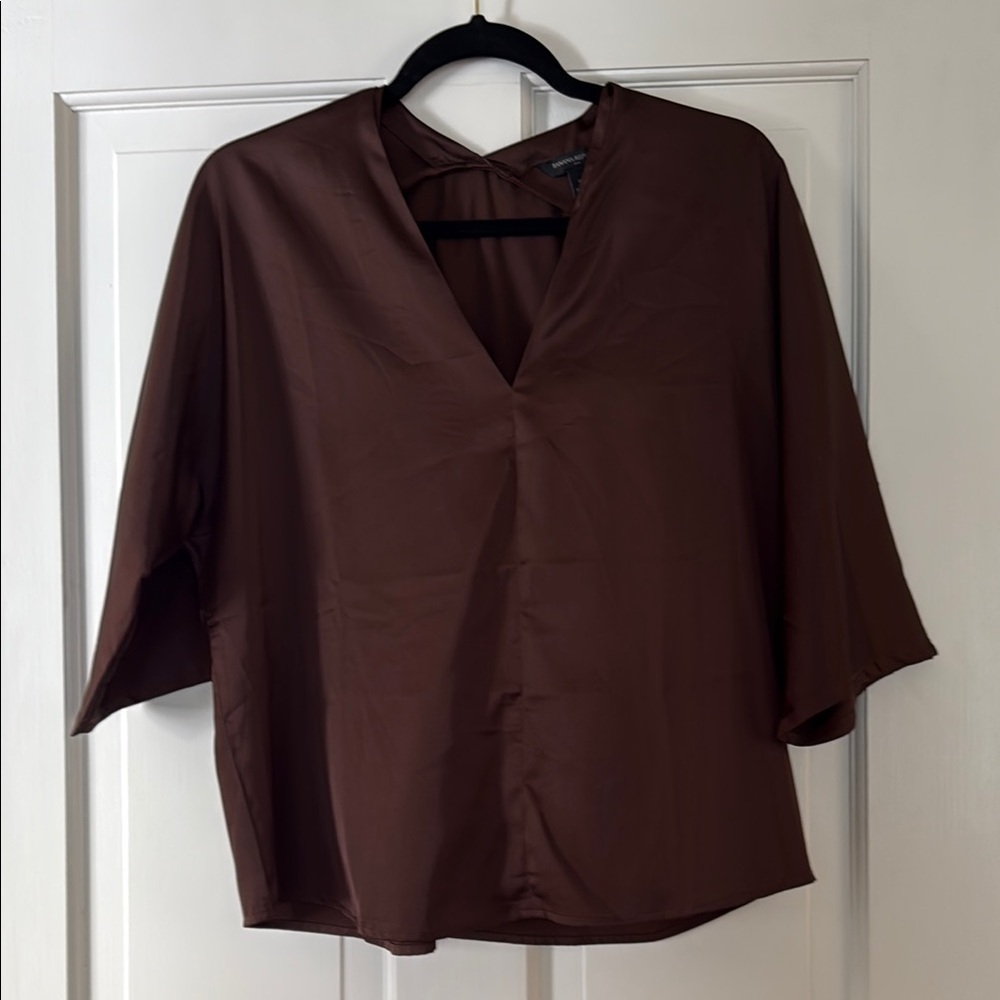 Elegant Brown Women's Top